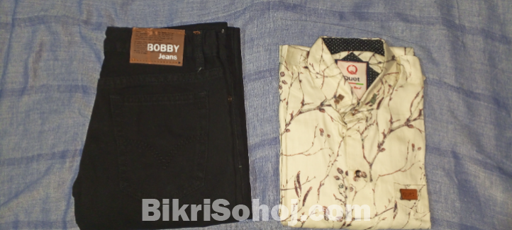 Baby shirt & pent set combo